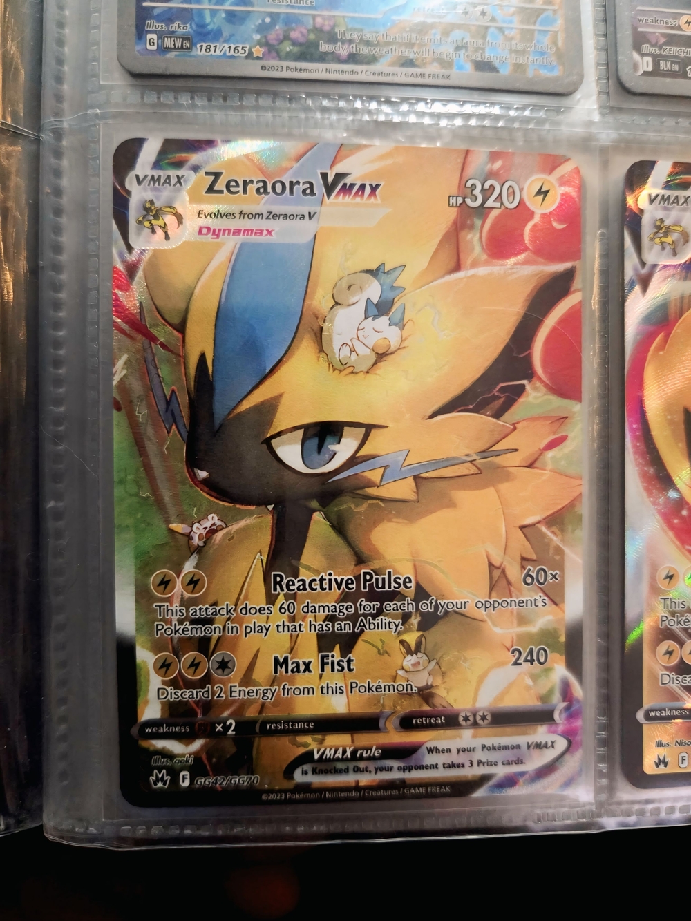 Pokemon Zeraora VMAX Ultra Rare – Near Mint
